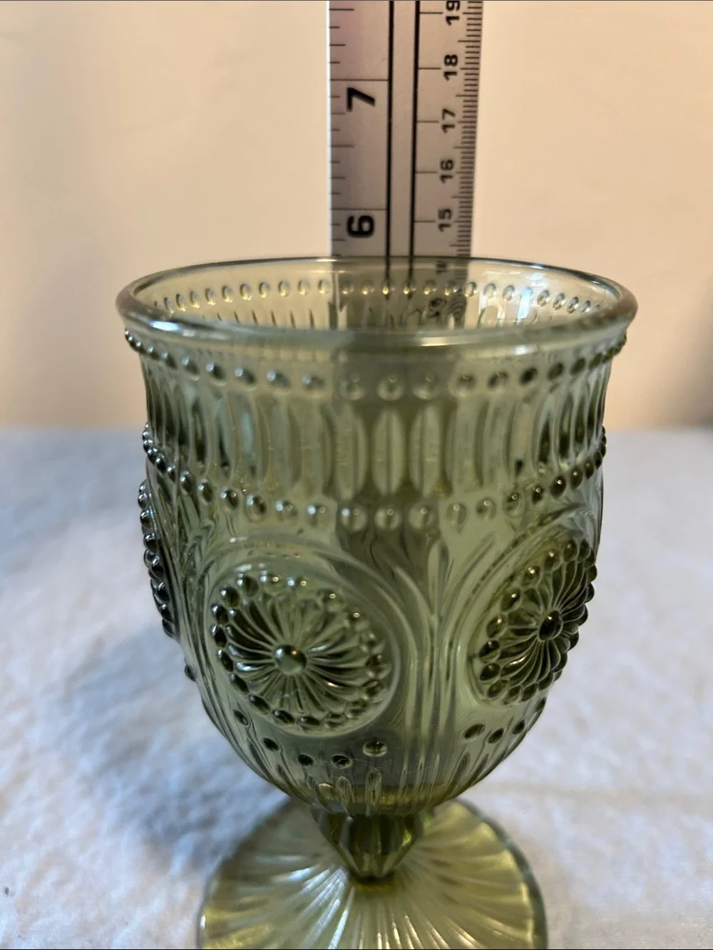 Shannon Crystal by Godinger, Medallion Collection Plate and Goblet
